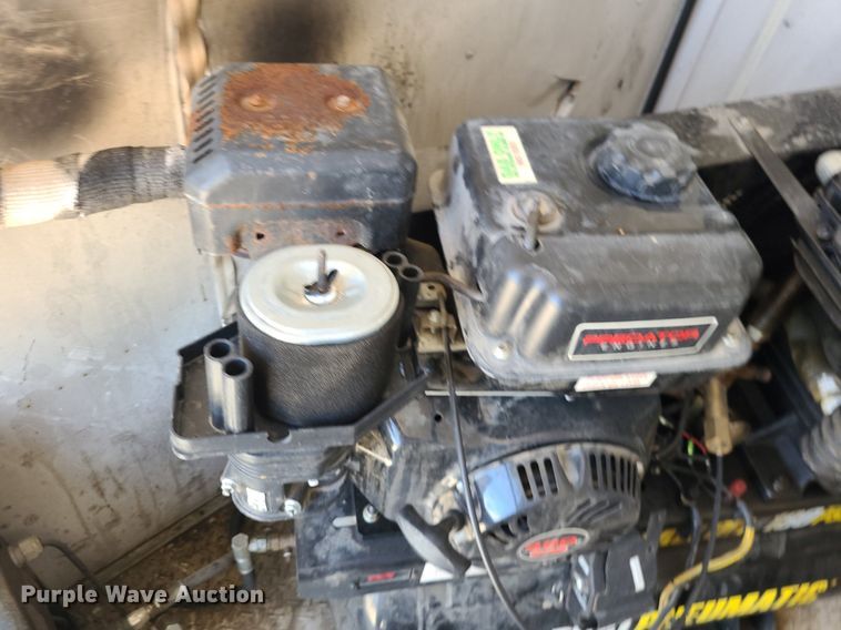 image for item NX9633 LGS  enclosed cargo trailer with polyurethane concrete lifting equipment