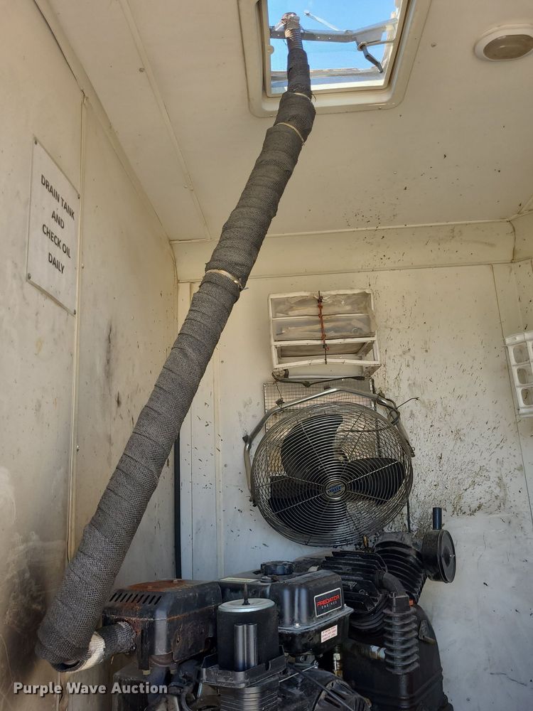 image for item NX9633 LGS  enclosed cargo trailer with polyurethane concrete lifting equipment