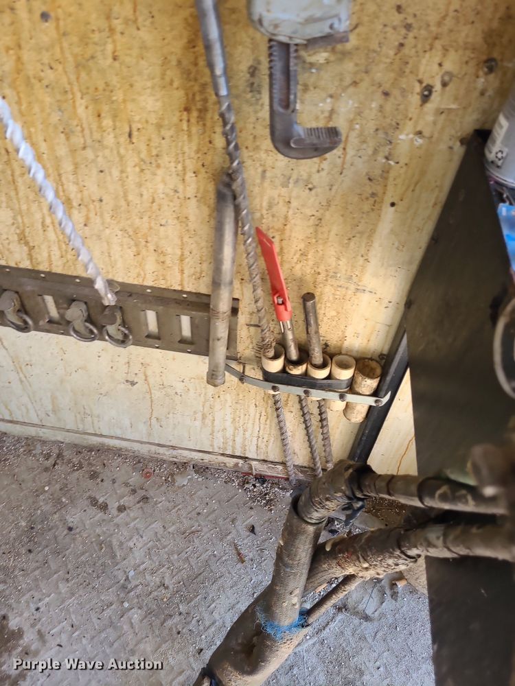 image for item NX9633 LGS  enclosed cargo trailer with polyurethane concrete lifting equipment