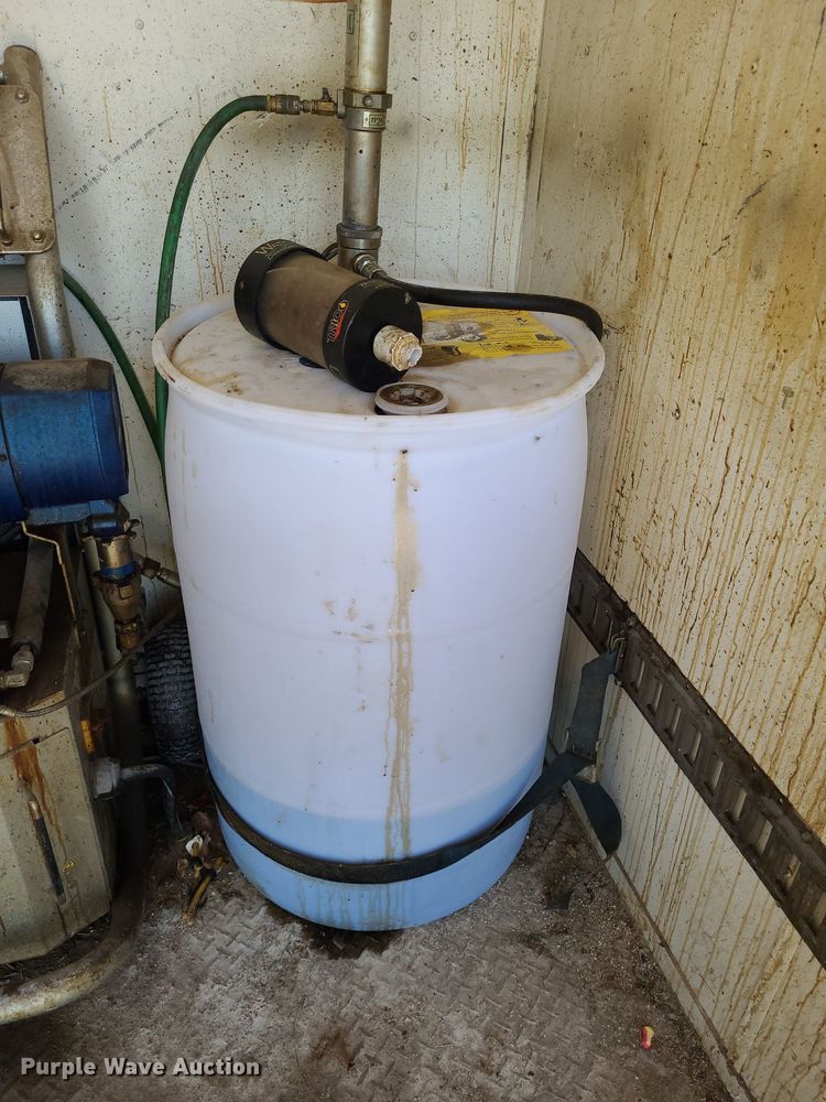 image for item NX9633 LGS  enclosed cargo trailer with polyurethane concrete lifting equipment