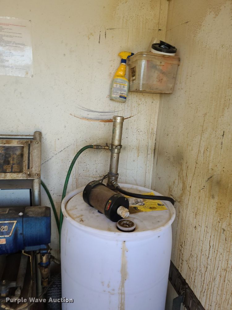 image for item NX9633 LGS  enclosed cargo trailer with polyurethane concrete lifting equipment