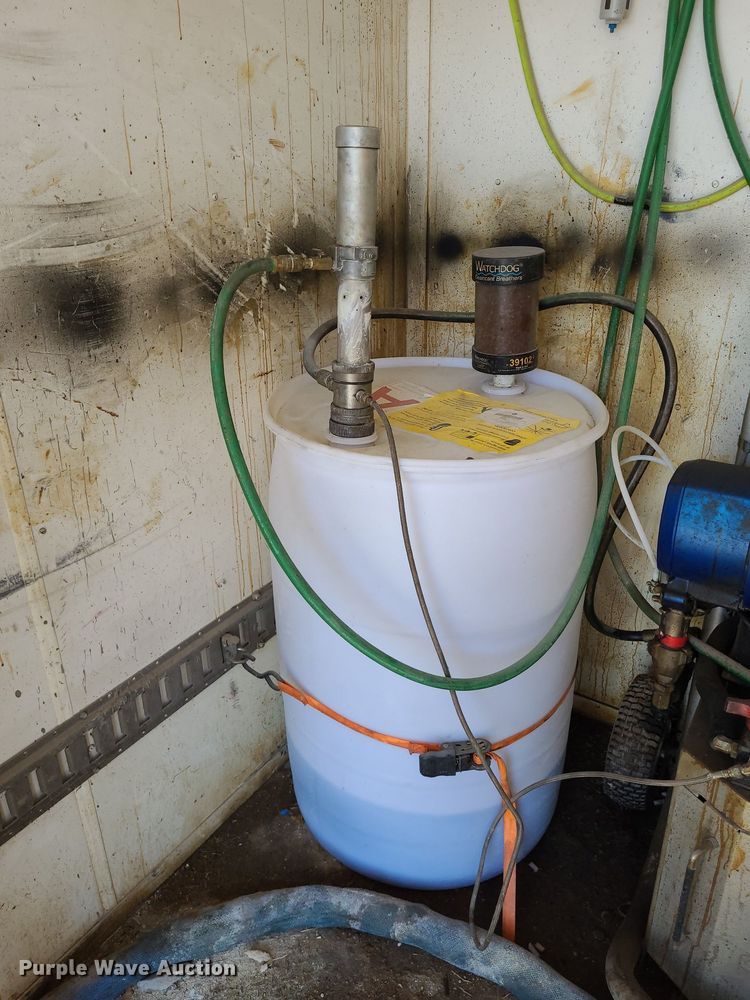 image for item NX9633 LGS  enclosed cargo trailer with polyurethane concrete lifting equipment