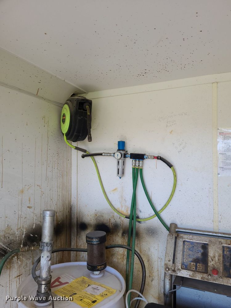 image for item NX9633 LGS  enclosed cargo trailer with polyurethane concrete lifting equipment