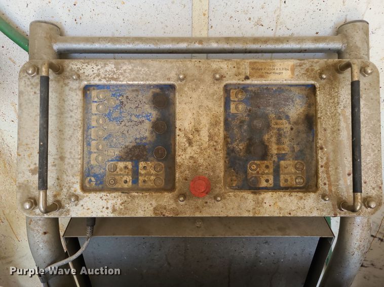 image for item NX9633 LGS  enclosed cargo trailer with polyurethane concrete lifting equipment