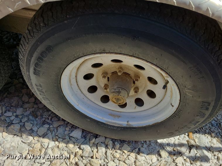 image for item NX9633 LGS  enclosed cargo trailer with polyurethane concrete lifting equipment