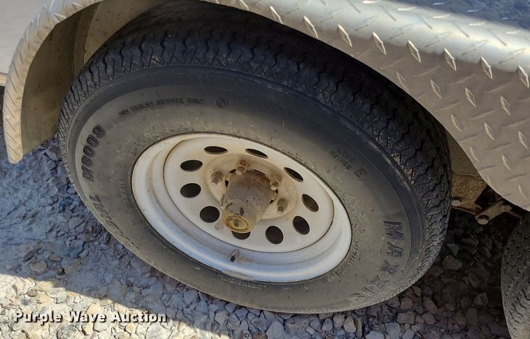 image for item NX9633 LGS  enclosed cargo trailer with polyurethane concrete lifting equipment