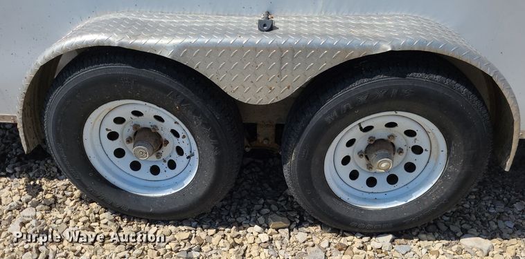 image for item NX9633 LGS  enclosed cargo trailer with polyurethane concrete lifting equipment