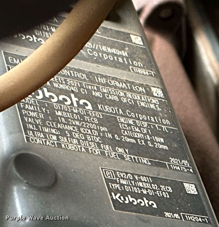 image for item OC9048 2021 Bobcat E32I  mini excavator