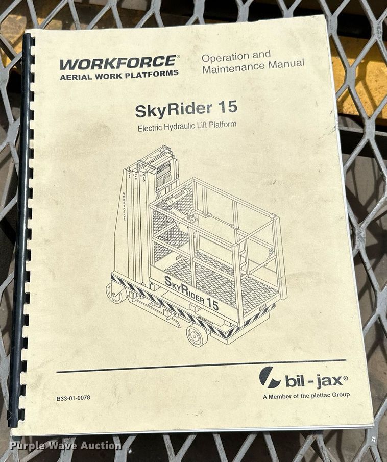 image for item OC9090 Bil-Jax SkyRider 15  vertical lift