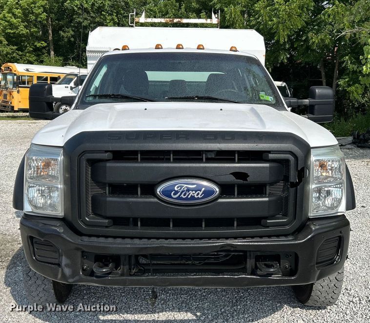 image for item OK9634 2015 Ford F550 Super Duty XL crew cab chipper truck