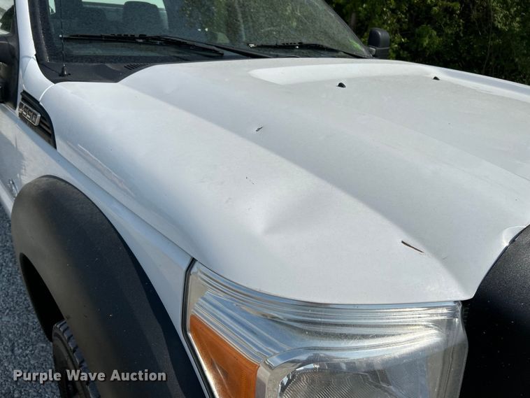 image for item OK9634 2015 Ford F550 Super Duty XL crew cab chipper truck