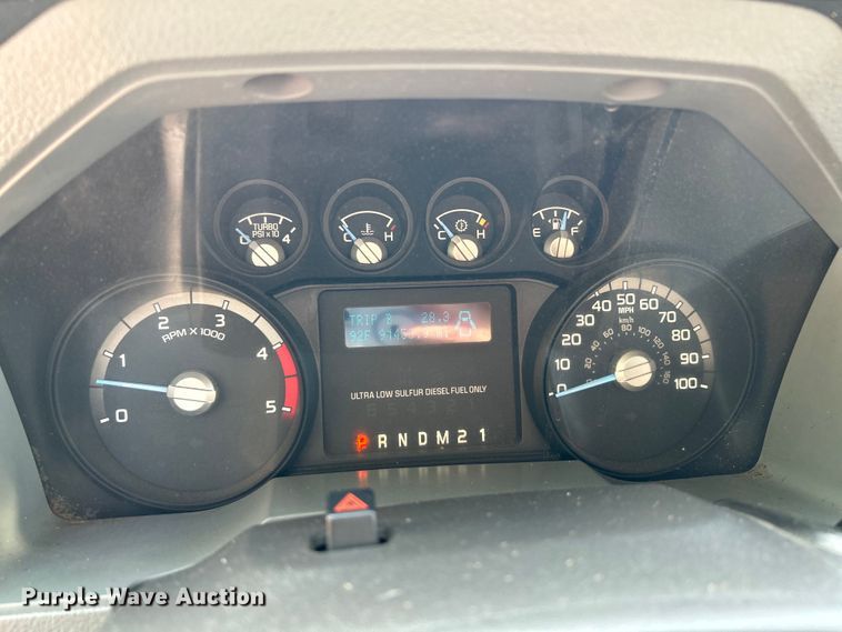 image for item OK9634 2015 Ford F550 Super Duty XL crew cab chipper truck