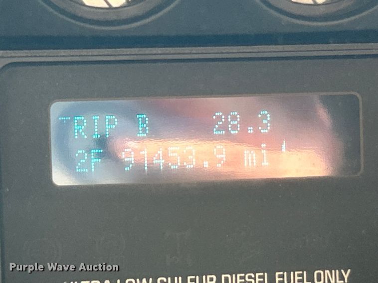 image for item OK9634 2015 Ford F550 Super Duty XL crew cab chipper truck