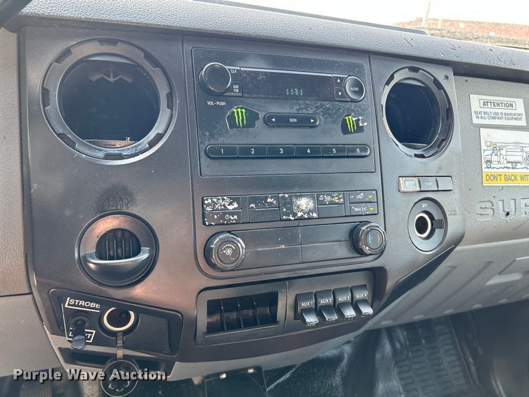 image for item OK9634 2015 Ford F550 Super Duty XL crew cab chipper truck