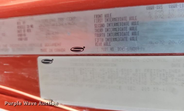 image for item DN8581 2003 Sterling LT7500  dump truck