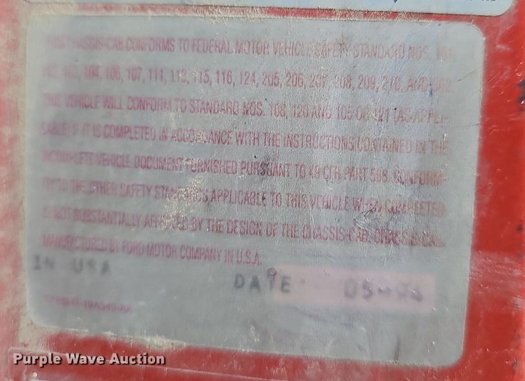 image for item DN8583 1995 Ford L8000  dump truck