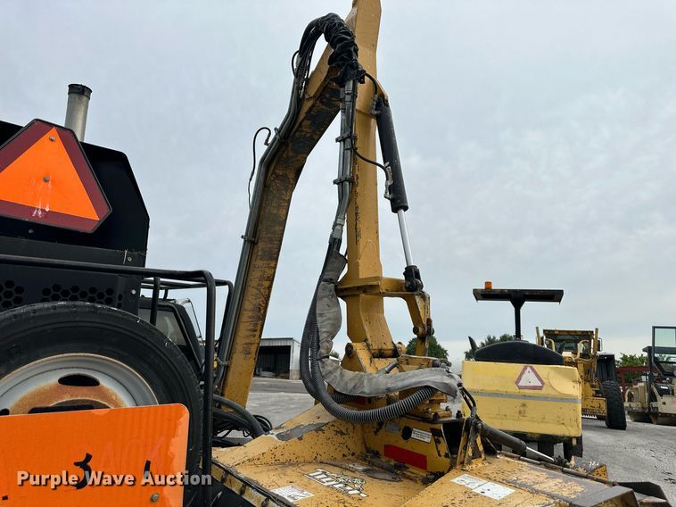 image for item DO5115 2015 Ford F550 Super Duty  flatbed truck with side boom mower