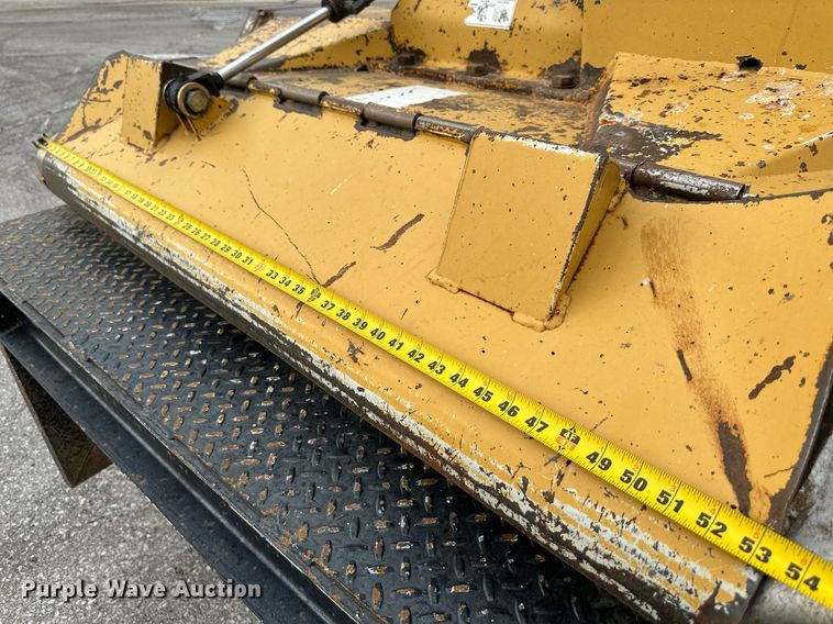 image for item DO5115 2015 Ford F550 Super Duty  flatbed truck with side boom mower