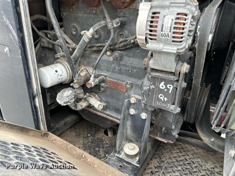 image for item DO5115 2015 Ford F550 Super Duty  flatbed truck with side boom mower