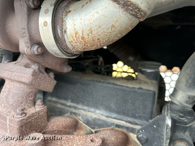 image for item DO5115 2015 Ford F550 Super Duty  flatbed truck with side boom mower