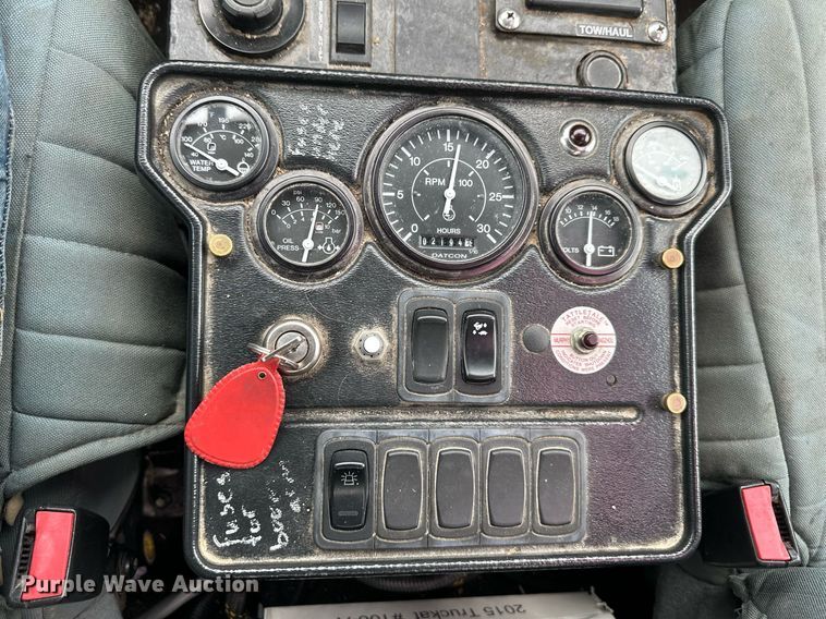 image for item DO5115 2015 Ford F550 Super Duty  flatbed truck with side boom mower