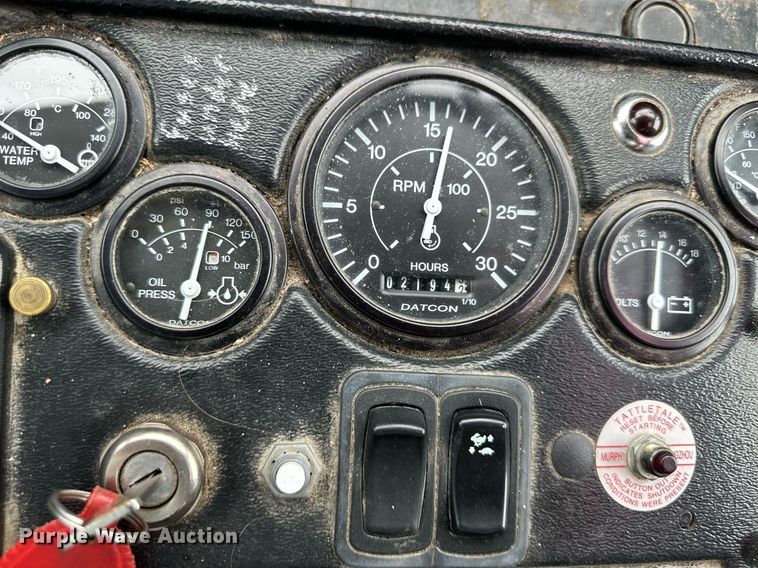 image for item DO5115 2015 Ford F550 Super Duty  flatbed truck with side boom mower