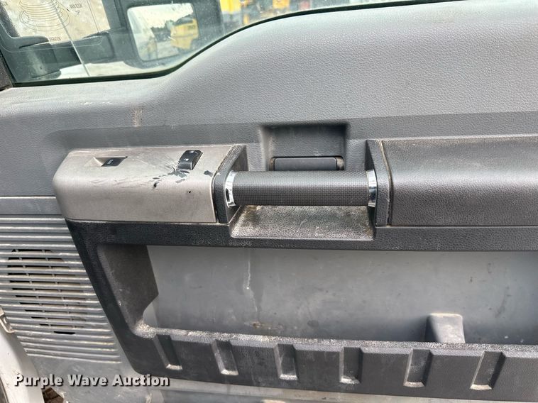 image for item DO5115 2015 Ford F550 Super Duty  flatbed truck with side boom mower