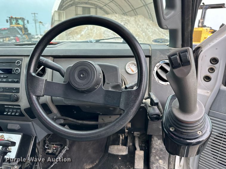 image for item DO5115 2015 Ford F550 Super Duty  flatbed truck with side boom mower