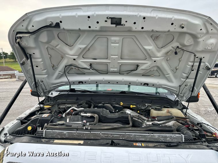 image for item DO5115 2015 Ford F550 Super Duty  flatbed truck with side boom mower