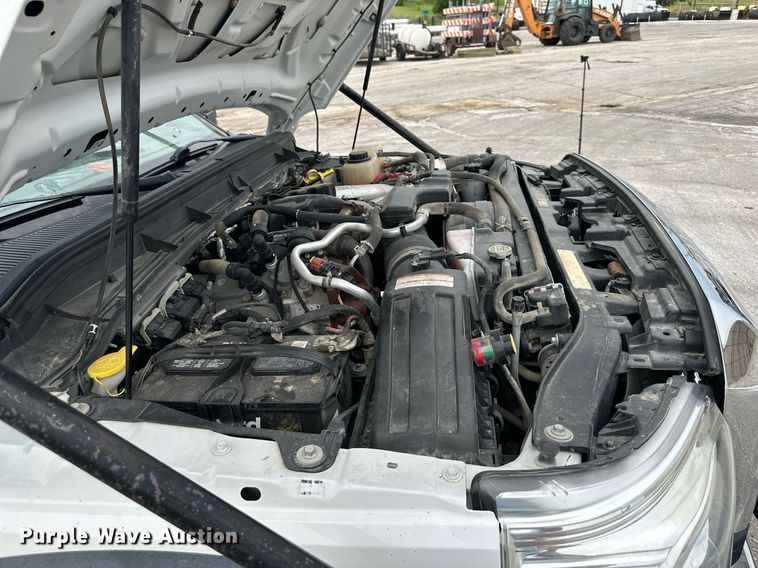 image for item DO5115 2015 Ford F550 Super Duty  flatbed truck with side boom mower