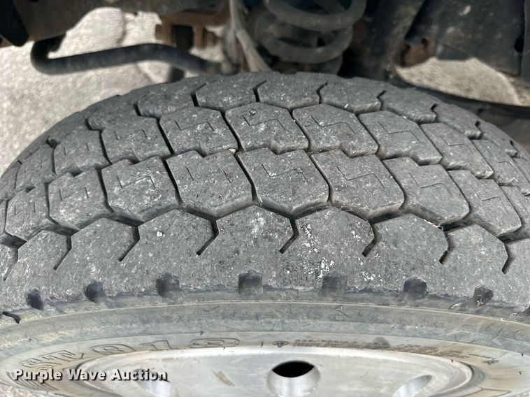 image for item DO5115 2015 Ford F550 Super Duty  flatbed truck with side boom mower