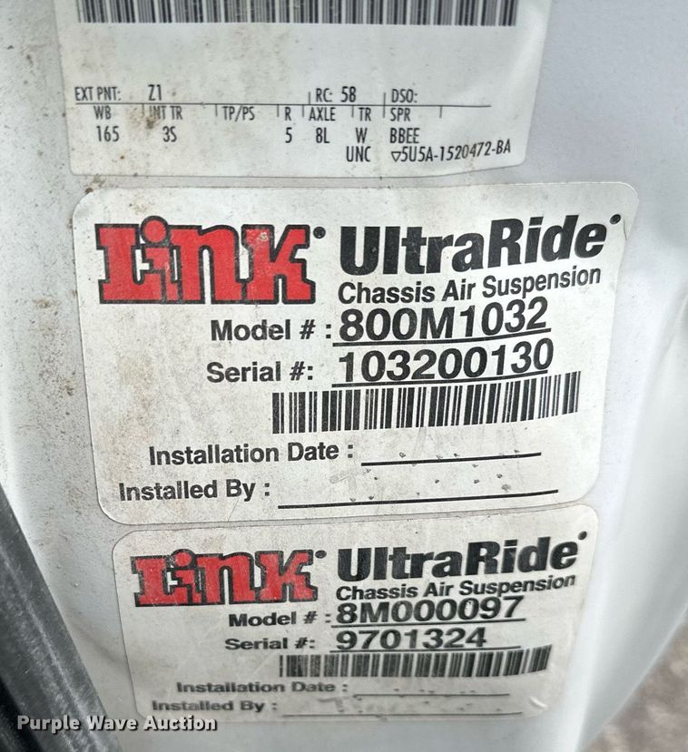 image for item DO5115 2015 Ford F550 Super Duty  flatbed truck with side boom mower