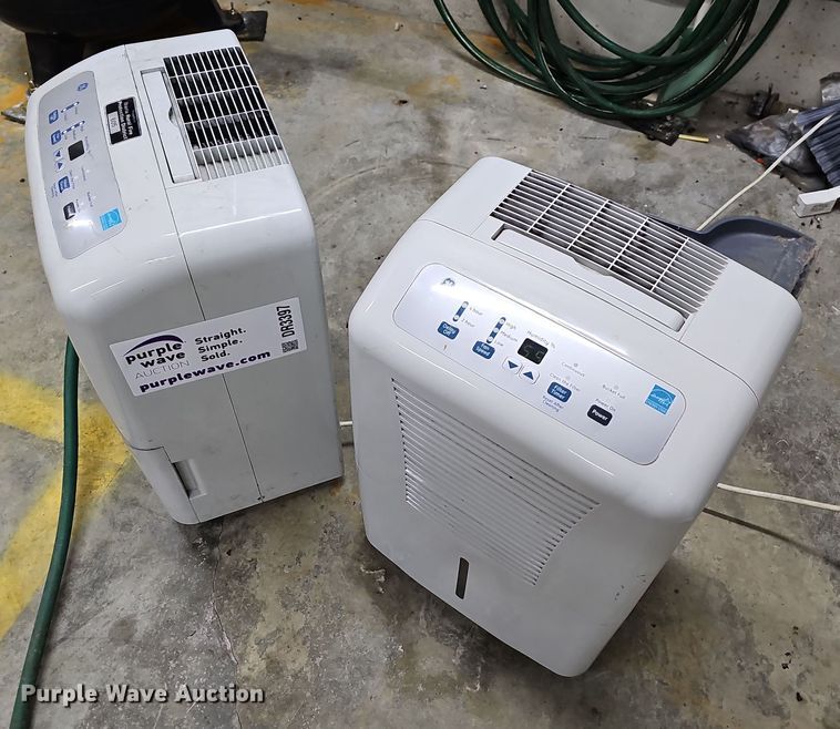 image for item DR3397 (2) GE dehumidifiers
