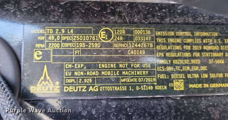 image for item JO9274 2020 Ditch Witch JT10  directional boring unit with trailer