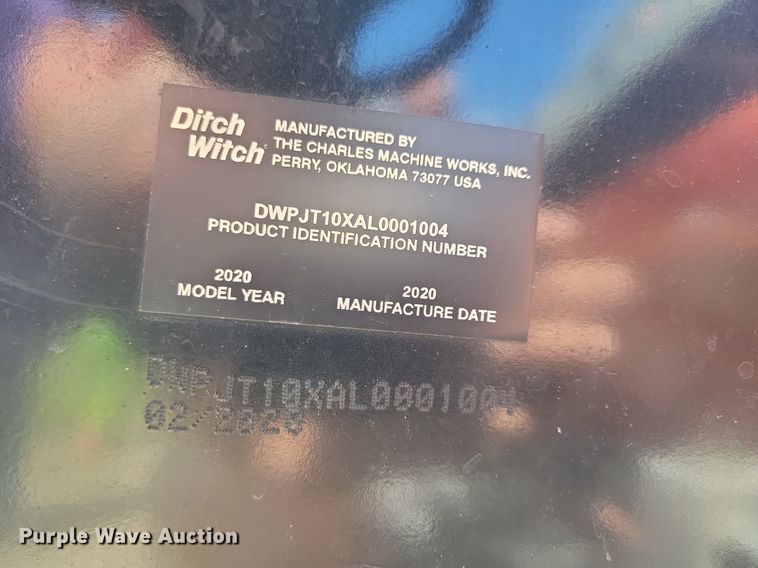 image for item JO9274 2020 Ditch Witch JT10  directional boring unit with trailer