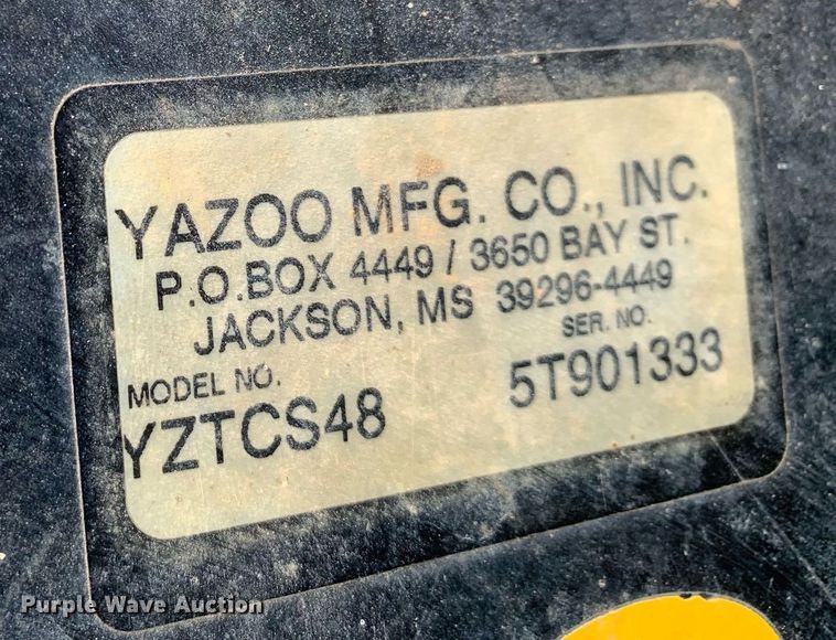 image for item LH9723 Yazoo YZTK20  ZTR lawn mower