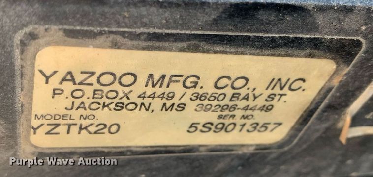 image for item LH9723 Yazoo YZTK20  ZTR lawn mower