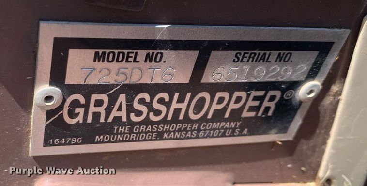 image for item LH9728 Grasshopper 725DT6  ZTR lawn mower