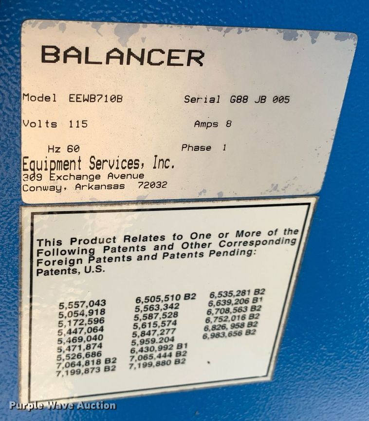 image for item LH9730 Hofmann EEWB710B  tire balancer