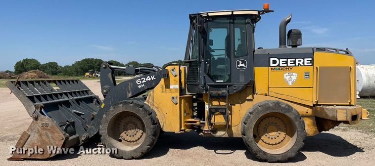 image for item LS9320 2013 John Deere 624K  wheel loader