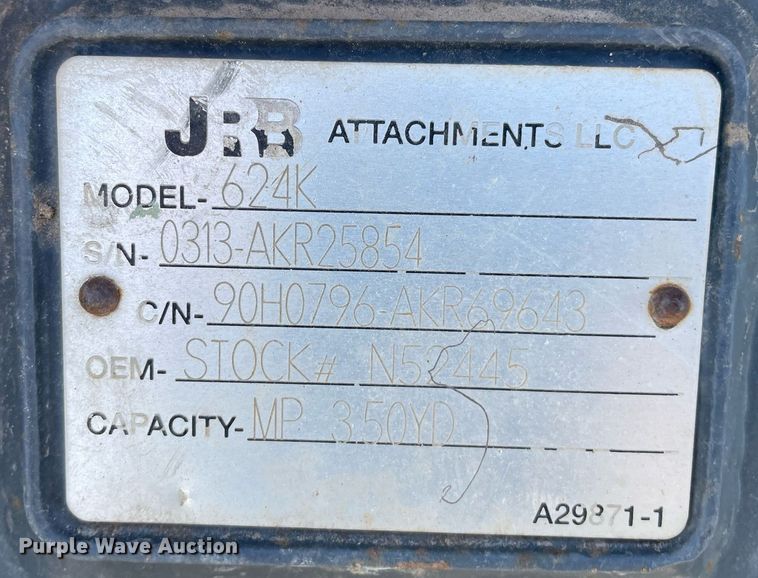 image for item LS9320 2013 John Deere 624K  wheel loader