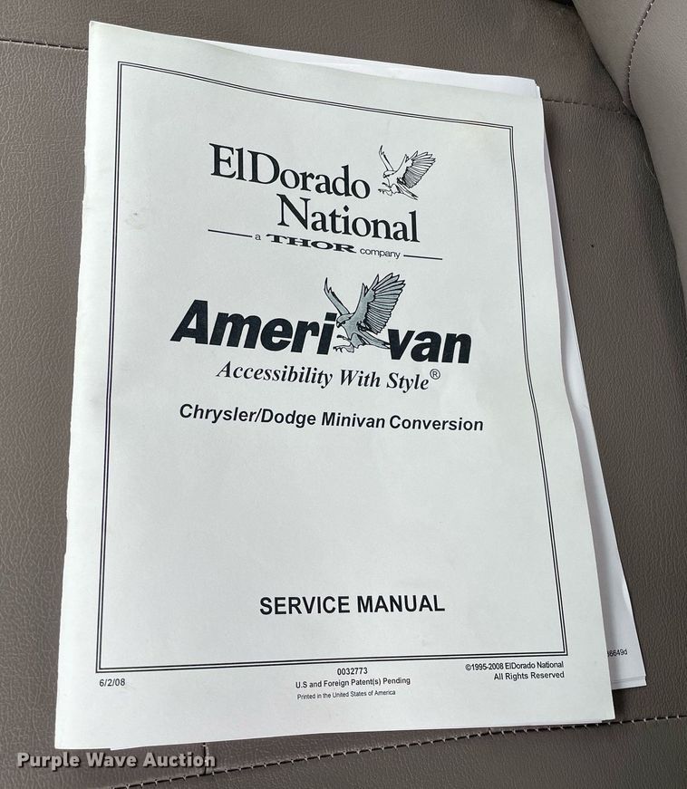 image for item LS9326 2010 Dodge Grand Caravan  handicap accessible van