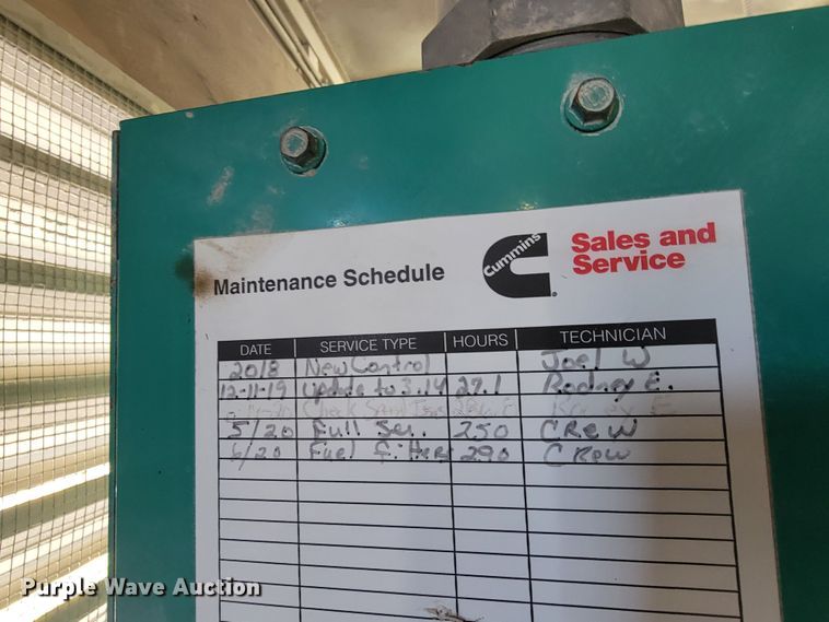 image for item MB9669 Onan 900DFJC  generator with 1978 Fruehauf dry van trailer