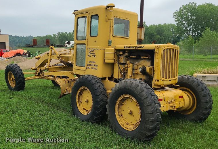 image for item MG9535 Caterpillar 112  rigid frame motor grader