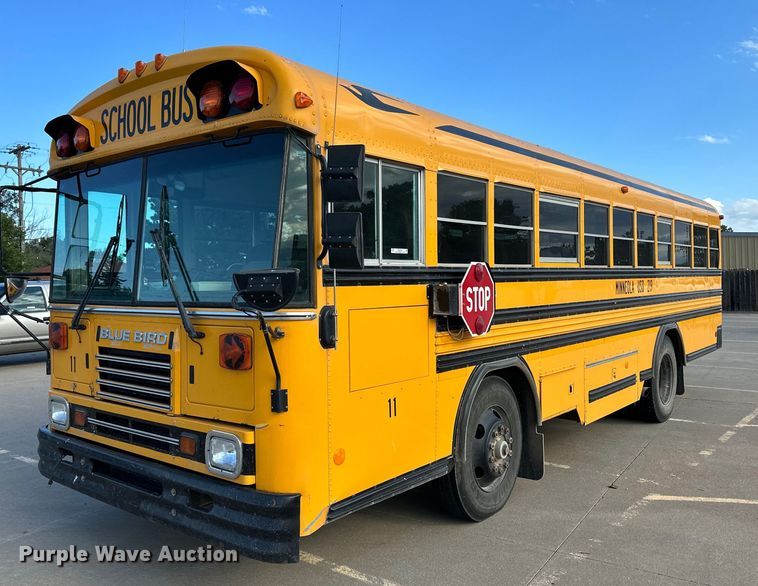 image for item NE9052 1998 Blue Bird  school bus