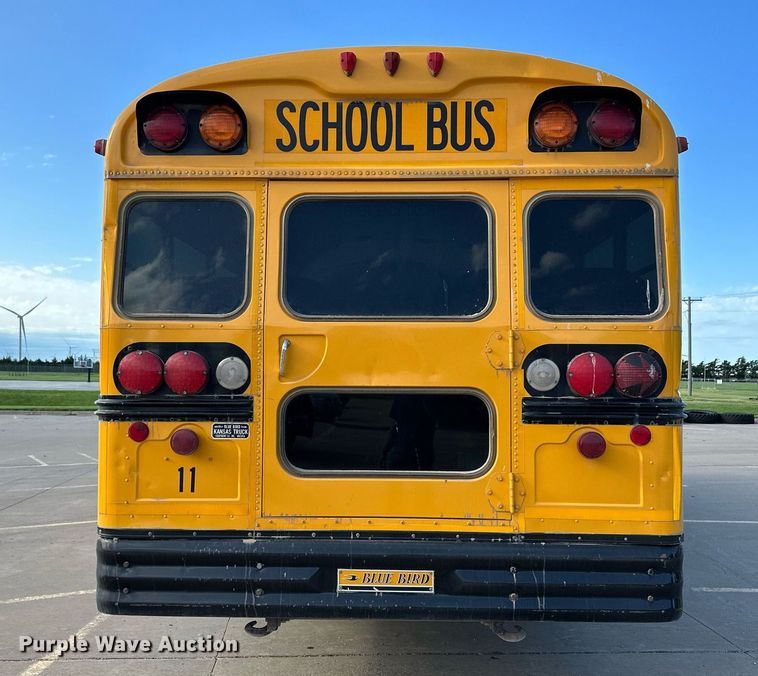 image for item NE9052 1998 Blue Bird  school bus