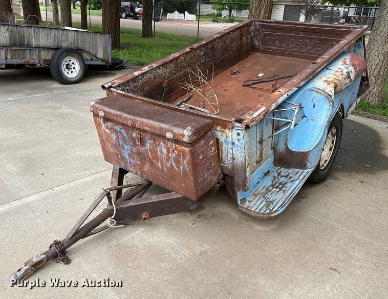 image for item NE9061 Shop built  pickup truck bed trailer