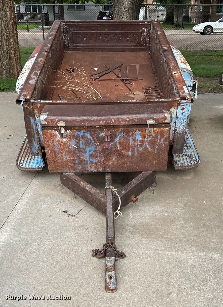 image for item NE9061 Shop built  pickup truck bed trailer