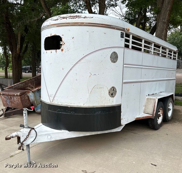 image for item NE9062 1995 J&S  livestock trailer