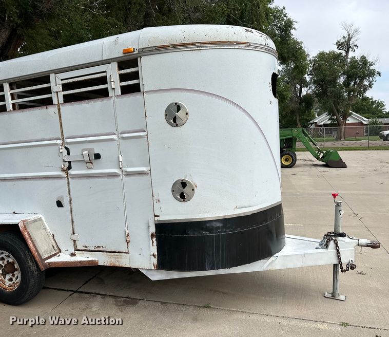 image for item NE9062 1995 J&S  livestock trailer